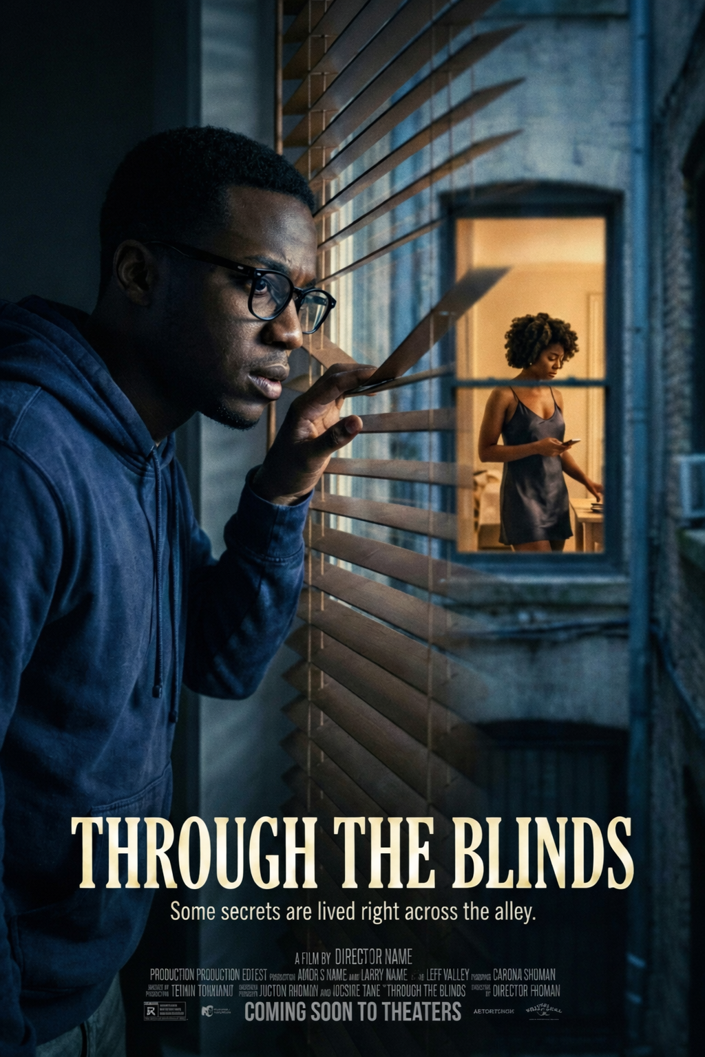Through The Blinds Poster
